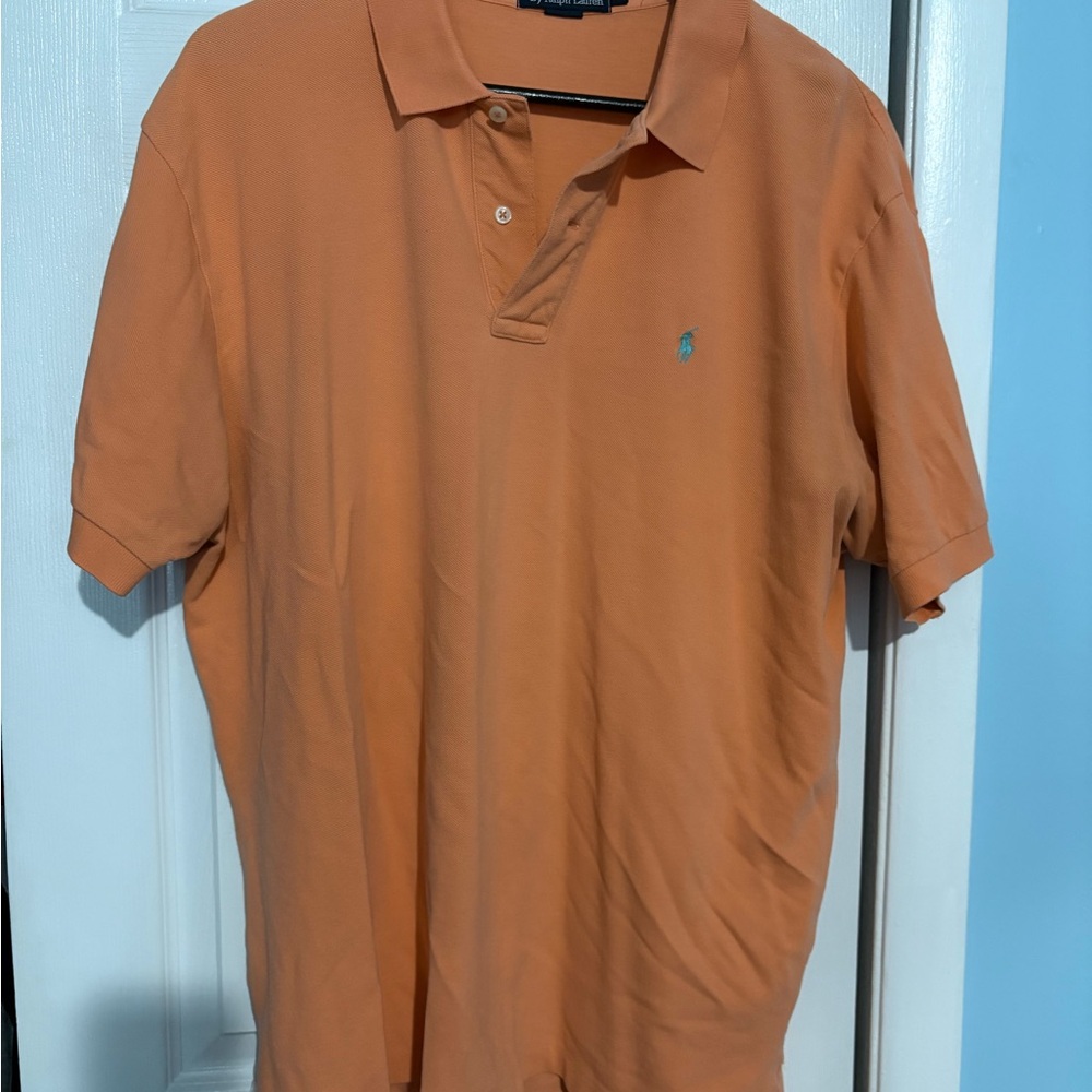 Men's Orange Polo Shirt